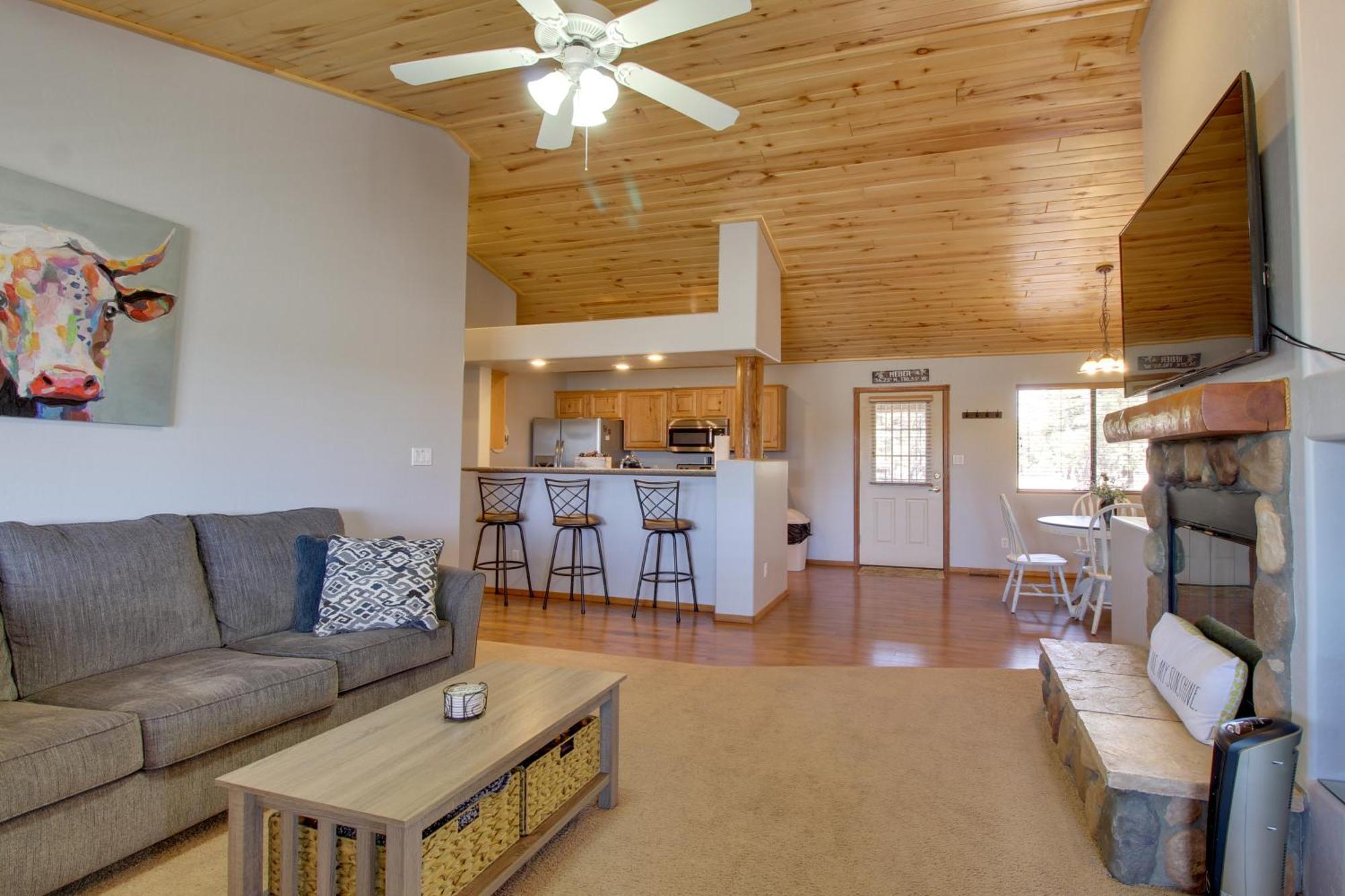 Overgaard Cabin Near Sitgreaves National Forest! 外观 照片